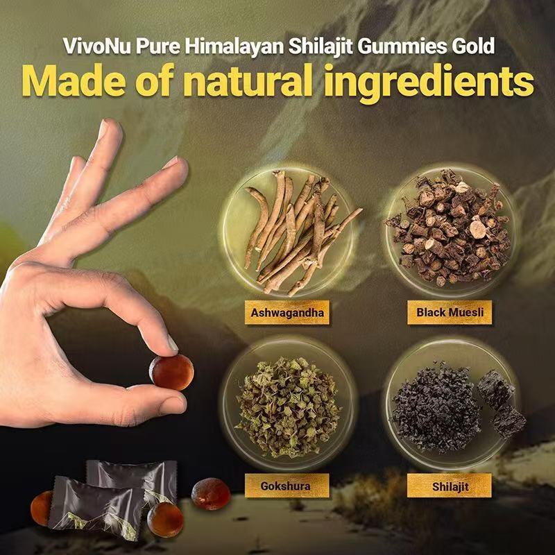 NUTRIFY™ Premium Himalayan Shilajit Gummies