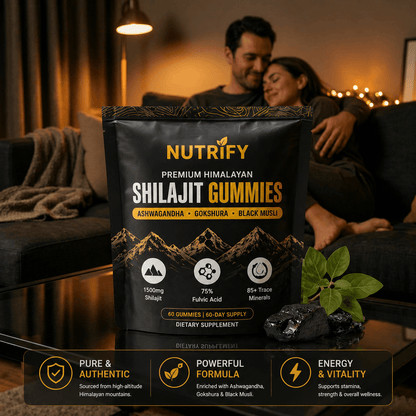 NUTRIFY™ Premium Himalayan Shilajit Gummies