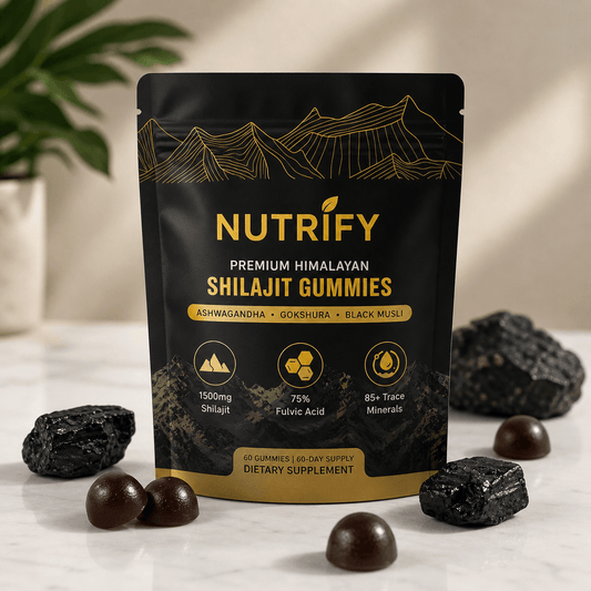 NUTRIFY™ Premium Himalayan Shilajit Gummies