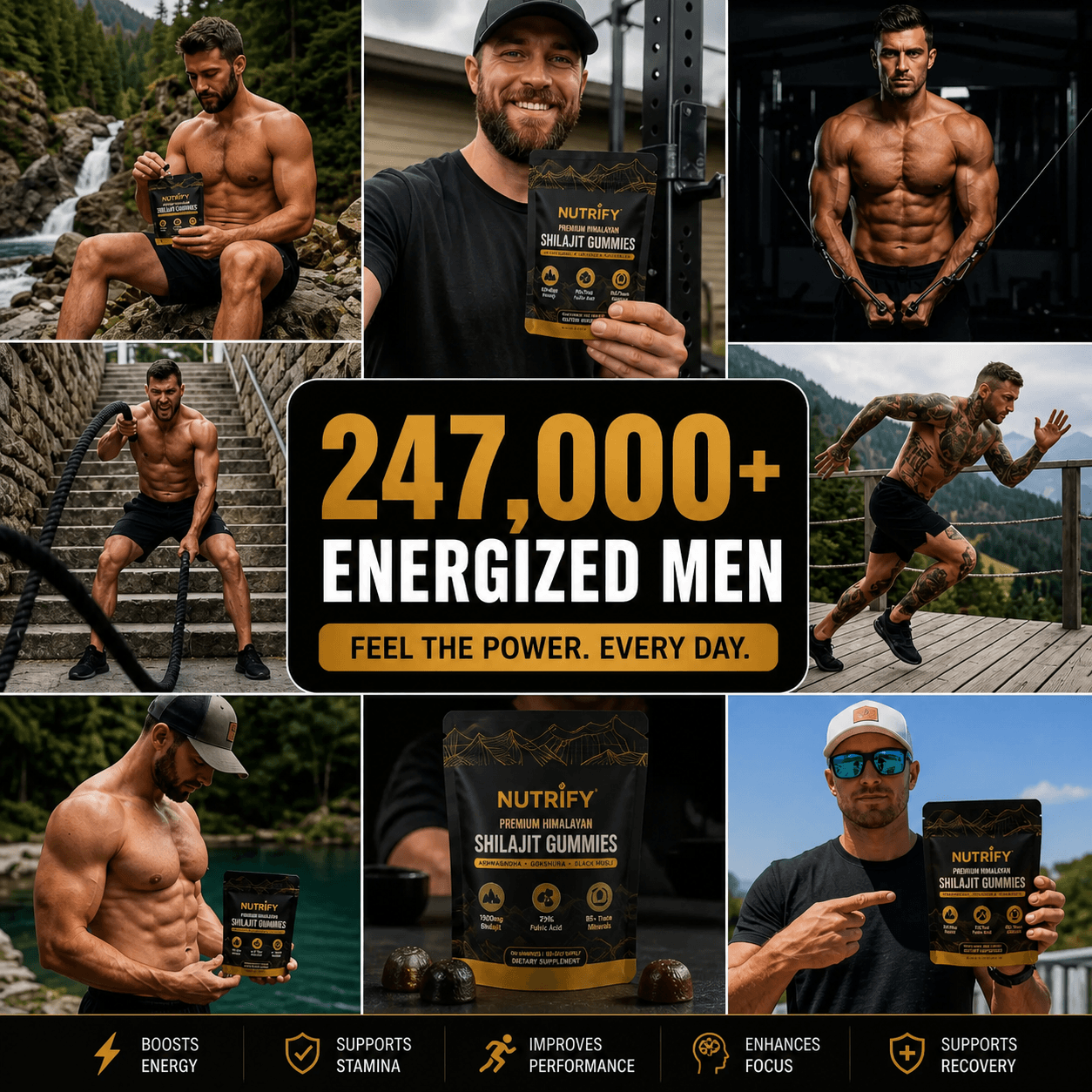 NUTRIFY™ Premium Himalayan Shilajit Gummies