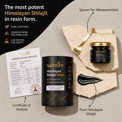 NUTRIFY™ Himalayan Shilajit Resin