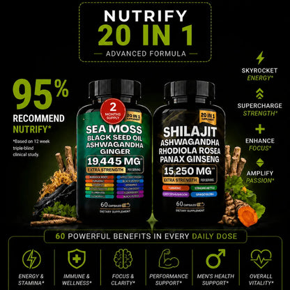 NUTRIFY™ 20-in-1 Supplement Bundle